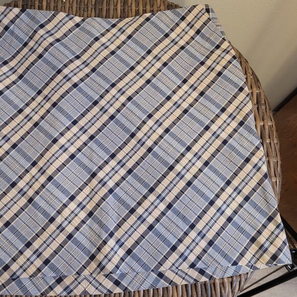 NWT Old Navy Plaid Mini Skirt Size 10 Side Pockets Preppy Academia Italy Fabric - Picture 2 of 15